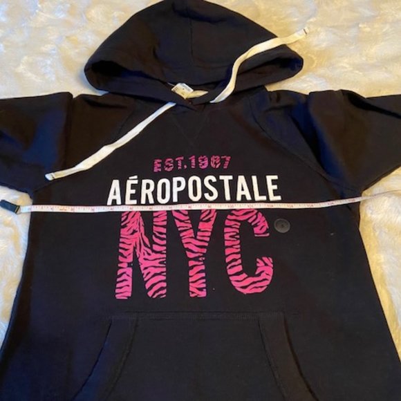 Aeropostale Aero Black NYC Hoodie Size S NWT - Picture 4 of 8
